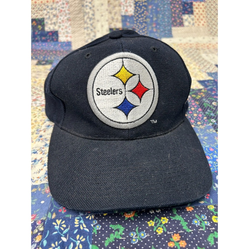 Vintage  SPORTS SPECIALTIES Pro Line Black Pittsburgh Steelers Snapback